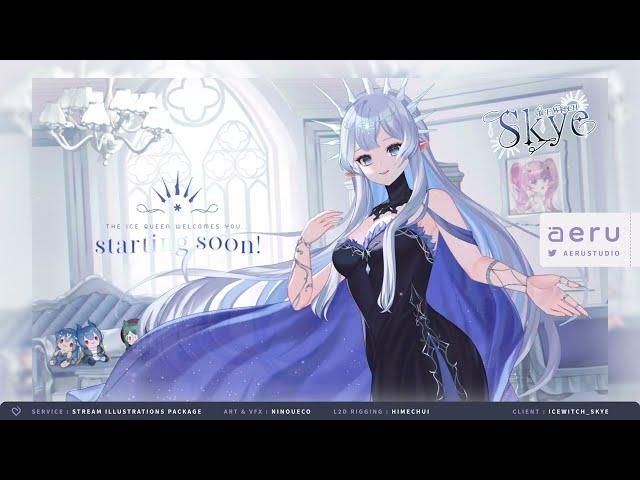 【 Stream Illustrations Package Showcase 】Skye