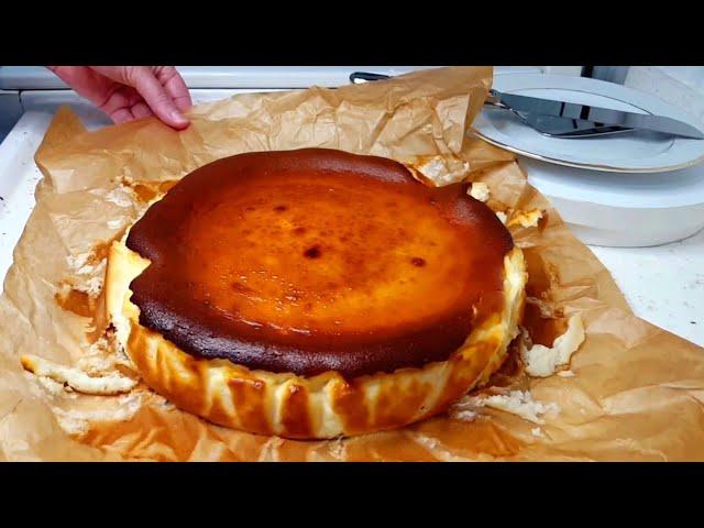 San Sebastian (Basque Burnt) Cheesecake.The easy cheesecake recipe to make. Cook Yourself [Subtitle]