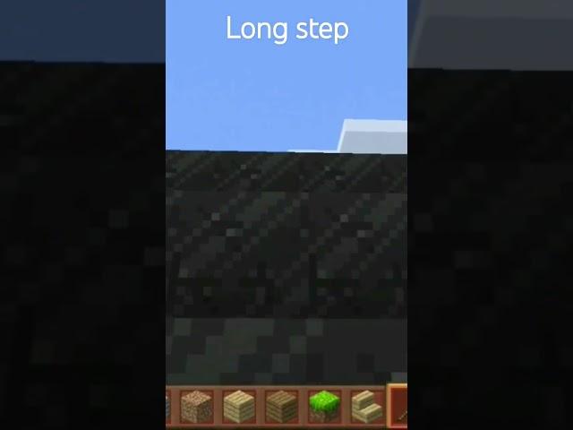 Long step Minecraft #vira #games #likes #viwes #newvideo #shortvideo #shorts #subscribe #comment