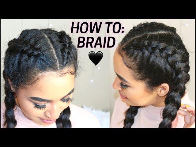 DUTCH BRAID / CORNROW HACKS   Long Hairstyles by Lana Summer