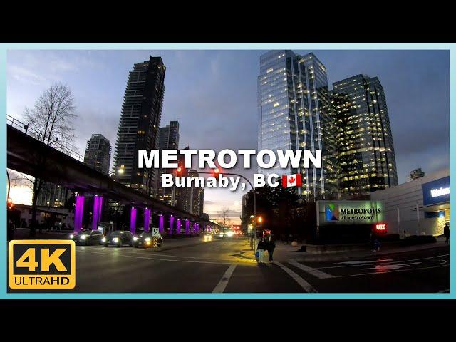 4K Virtual Walking Tour - METROTOWN, Burnaby, BC, Canada [November, 2023]