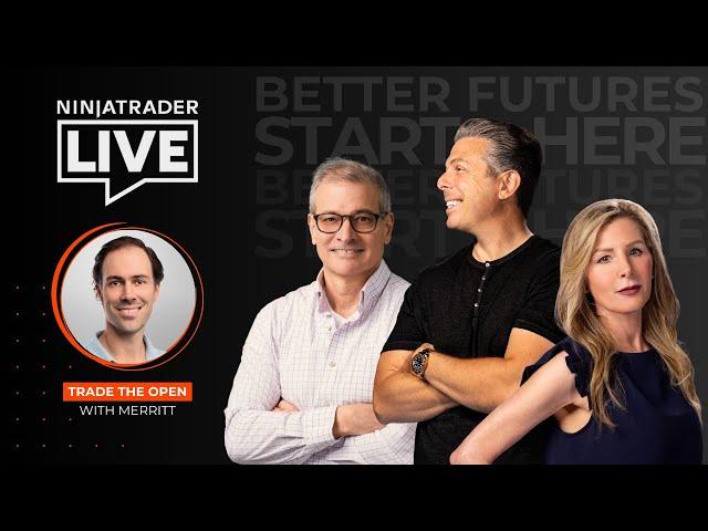 NinjaTrader Live | Futures Trading + Market Analysis with Jim Welsh  + Merritt Black (6/10/25)