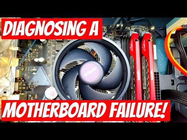 HOW TO REPAIR A DEAD COMPUTER - DIAGNOSING A MOTHERBOARD FAILURE! - HOW TO