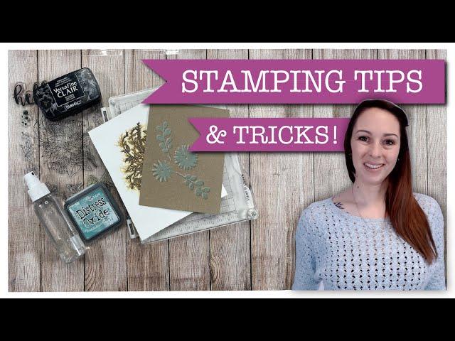 7 Surprising Stamping Tips and Tricks to INSTANTLY improve your card making! 