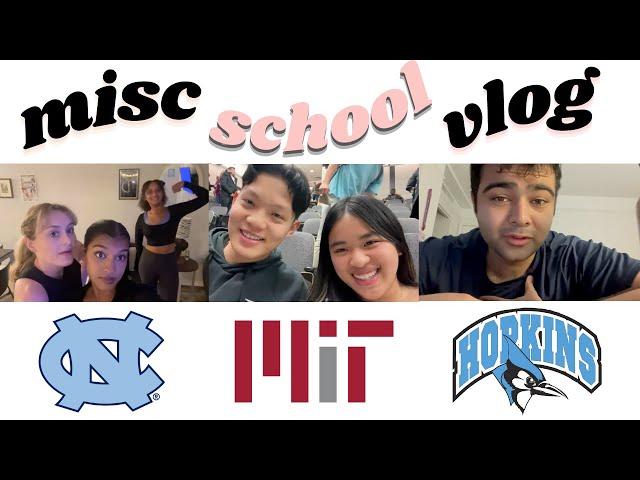 my friends from UNC, MIT, and Johns Hopkins vlog for me