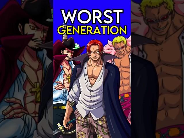 The ORIGINAL Worst Generation in One Piece!