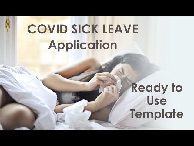 Leave Application due to Covid-19 Positive