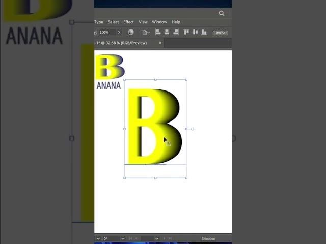 Banana name logo design in illustrator MuHaMmAd GrApHiCs 8998