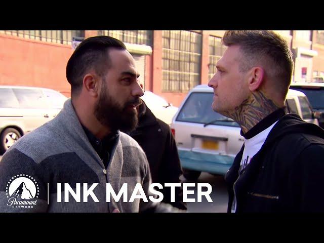 Kyle Dunbar Attacks Chris Nunez  Top 5 Moment from Ink Master Season 4