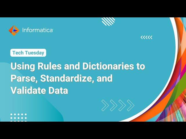 Cloud Data Profiling - Using Rules and Dictionaries to Parse, Standardize, and Validate Data