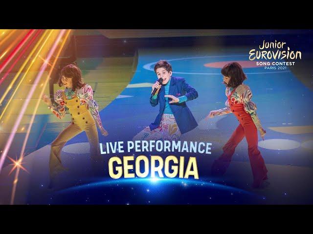 Niko Kajaia - Let’s Count The Smiles - LIVE - Georgia  - Junior Eurovision 2021