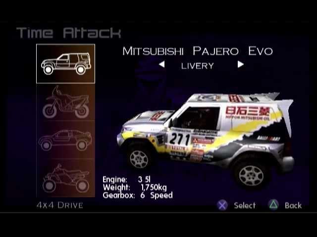 Paris-Dakar Rally (PS2 Gameplay)