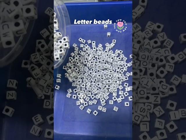 Most demanded letter / alphabet beads available in stock now #alphabetbeads #beads