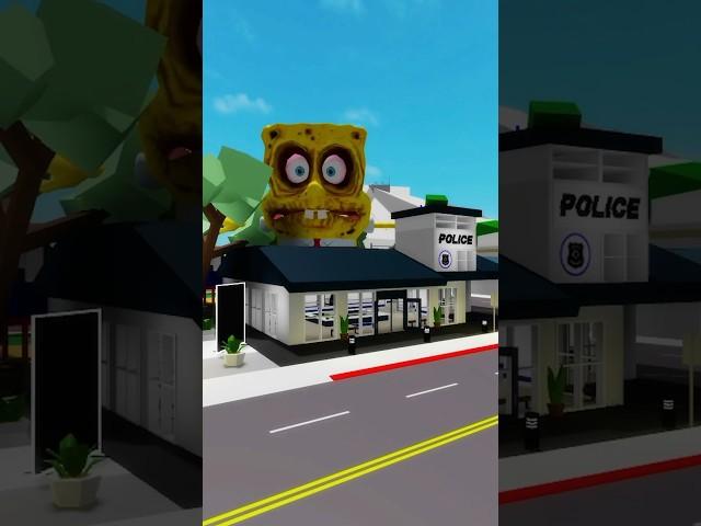 HOW to TURN INTO GIANT SPONGEBOB in BROOKHAVEN! #shorts #roblox #brookhaven #brookhavenrp