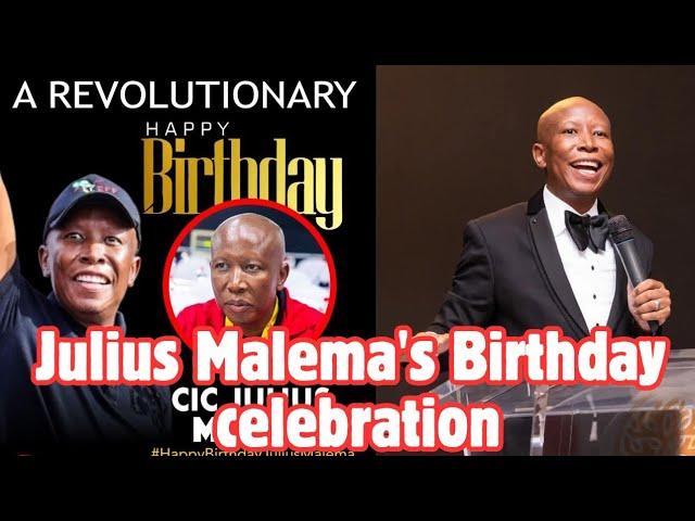 Watch Julius Malema's Birthday Celebrations (Video)