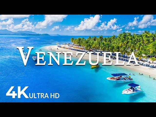 FLYING OVER VENEZUELA (4K UHD) - Soothing Music Along With Beautiful Nature Video - 4K Video ULTRAHD