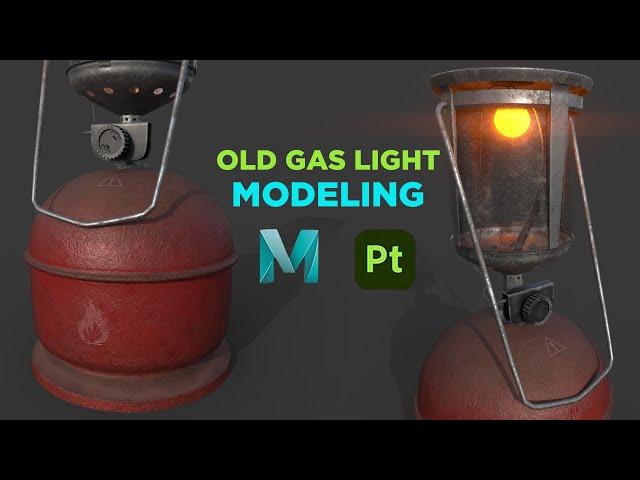 Old Gas Modeling | Autodesk Maya + Substance 3D Painter