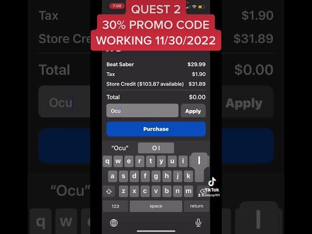 Oculus Quest 2 WORKING Discount Code 30% Off #shorts