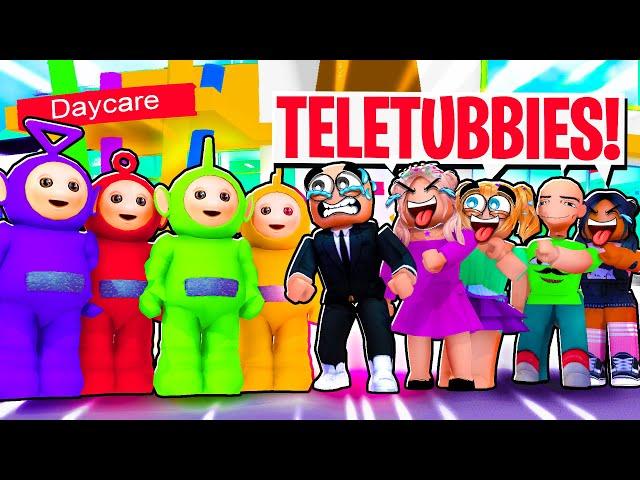 DAYCARE BOSS BOY TELETUBBIES FEAR! | Roblox | Brookhaven RP