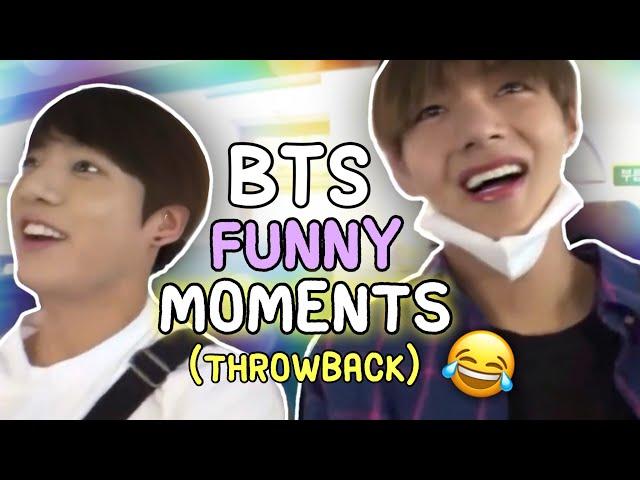 BTS Funny Throwback Moments (compilation)