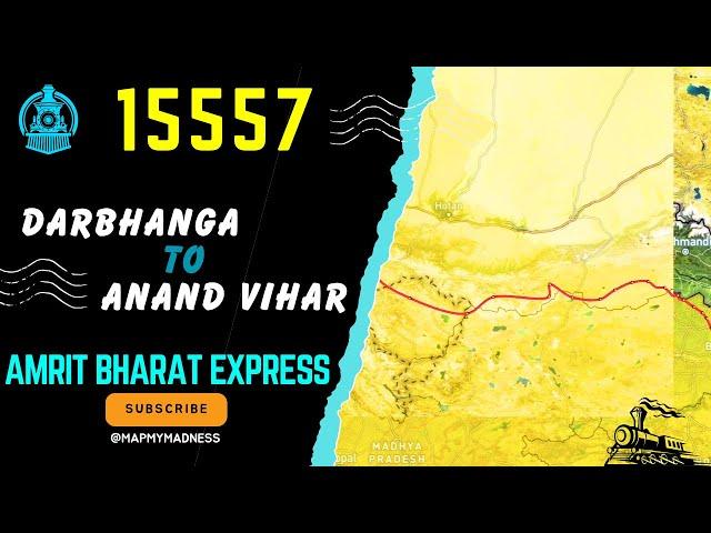 15557: Darbhanga - Anand Vihar Terminal Amrit Bharat Express