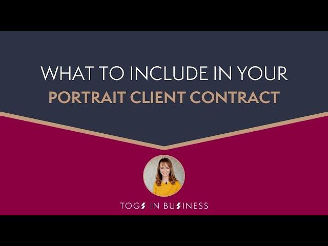 Portrait Photography Contract (What to Include)