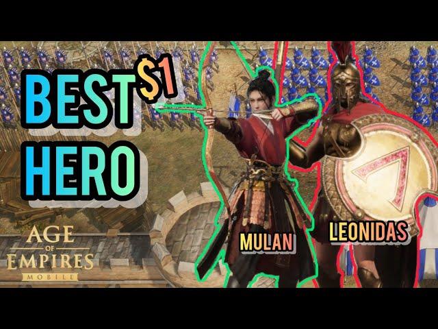 Leonidas or Mulan AOEM - Age of Empires Mobile