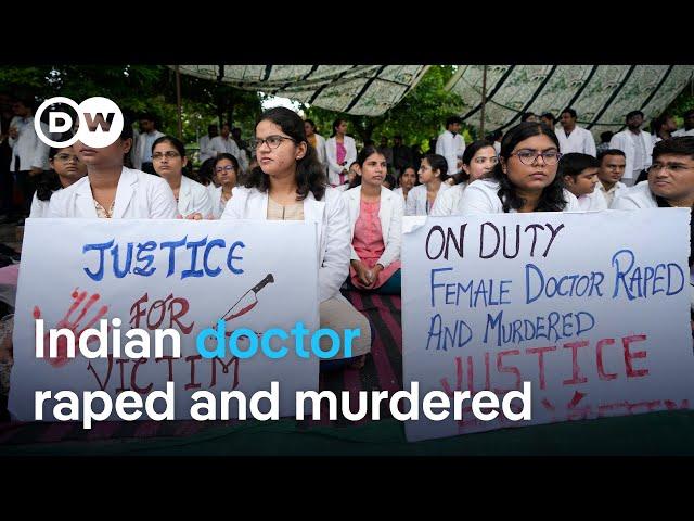 After the rape and murder of a female doctor, India sees doctors’ strikes and protests | DW News