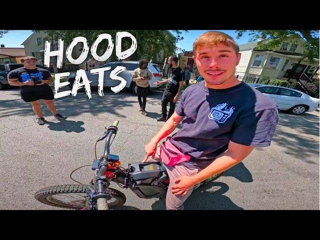 Riding with Tommy G on GANGBANGER'S Block (#HoodEats EPS.74)