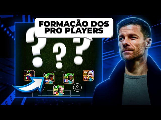 FORMAÇÃO DOS PRO PLAYERS A MELHOR DO CONTRA RAPIDO NO EFOOTBALL 25 MOBILE