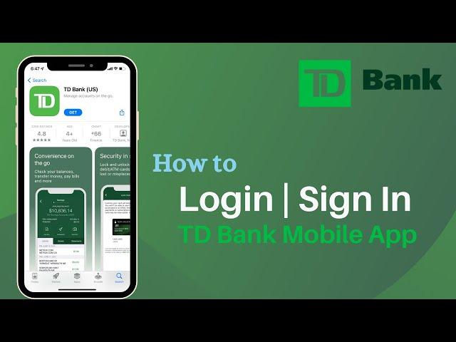 TD Bank Online Banking Login | Sign In TD Bank Mobile App