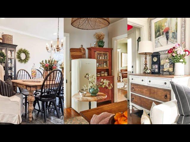 Vintage style country farmhouse decor ideas.