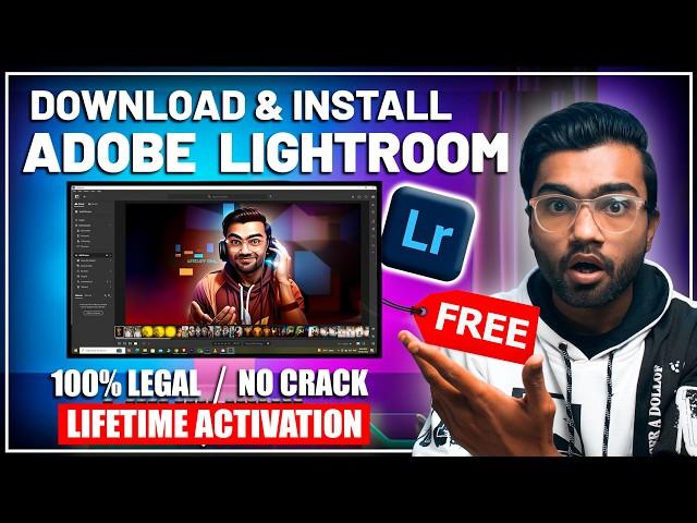 How to Download & Install Adobe Lightroom for FREE in PC & Laptop (2024) (No Crack / 100% Legal)