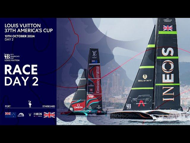 Louis Vuitton 37th America's Cup | Day 2 - LIVE