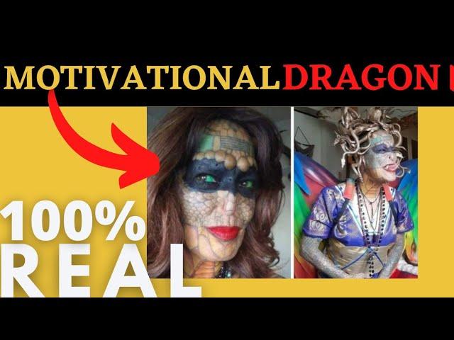 मौत सामने होकर भी खुश।ragon lady eva tiamat baphomet media a