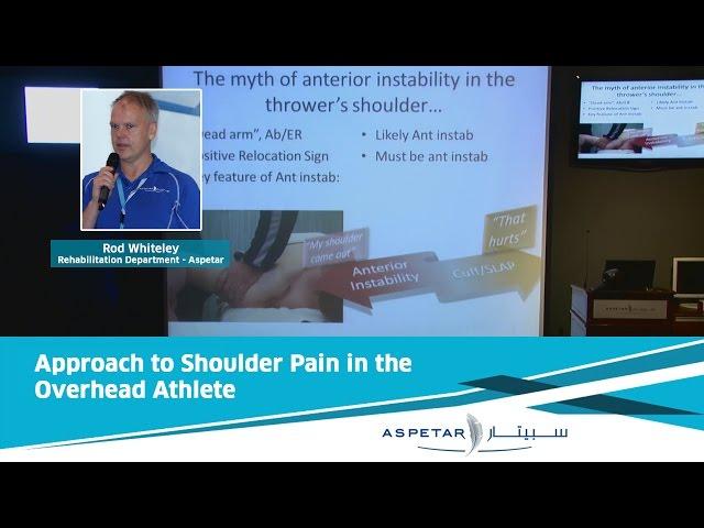 Approach To Shoulder Pain In The Overhead Athlete