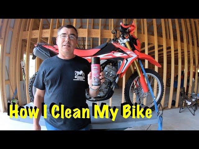 How I Clean My Honda CRF250L ~ Original Bike Spirits Spray Cleaner & Polish