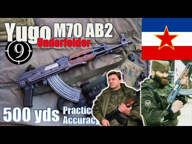 Yugo AK  M70AB2 (Zastava under-folder) to 500yds Practical Accuracy