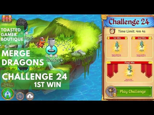 Merge Dragons Challenge 24 • 3m44s On 1st Win Get Pegasus Birthling 