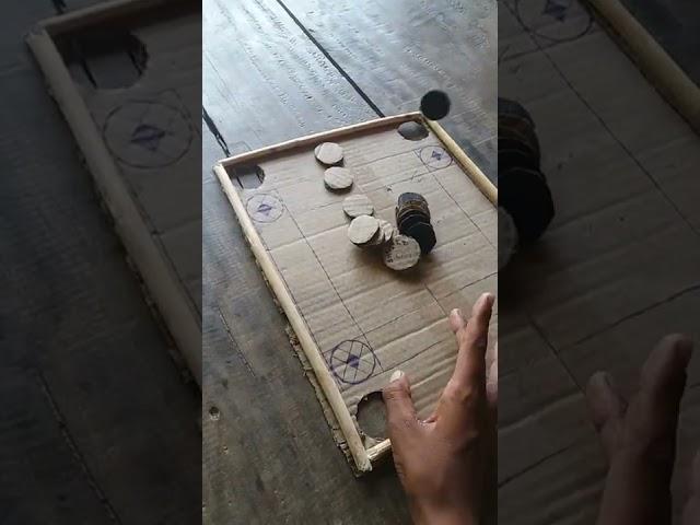 home made carrom board like and subscrib