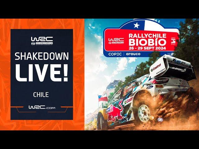  Shakedown LIVE | WRC Rally Chile Bio Bío 2024