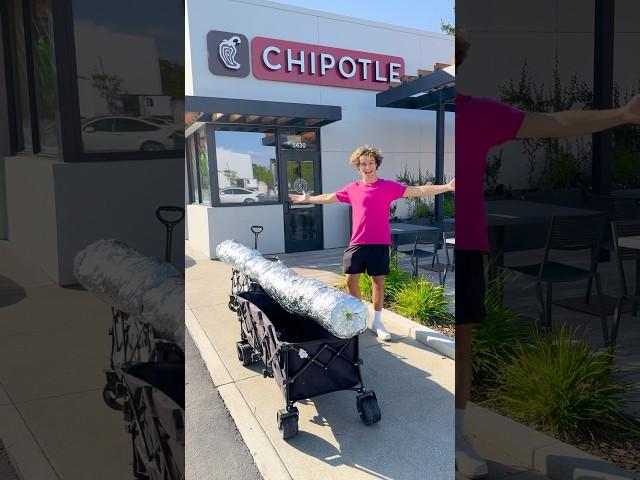 I Made The World’s Largest Chipotle Burrito 