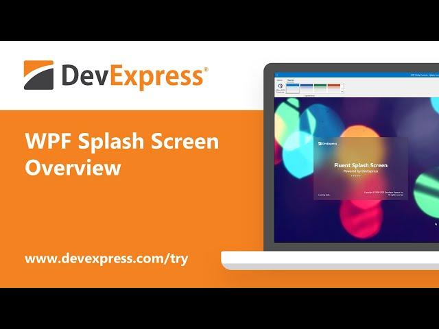 DevExpress WPF Controls: New Splash Screen Features