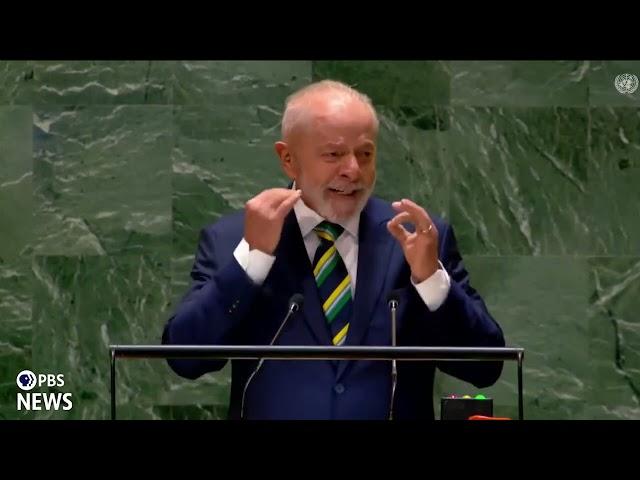 WATCH: Brazilian President Luiz Inácio Lula da Silva addresses 2024 UN General Assembly