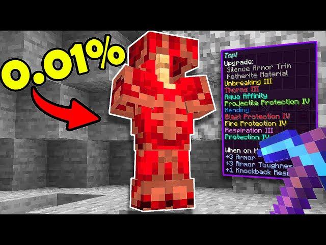 I Found Minecraft's RAREST Armor in Hardcore! (Hindi)