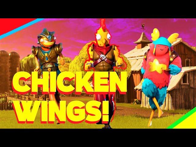 *NEW* CHICKEN WINGS EMOTE IN FORTNITE!!