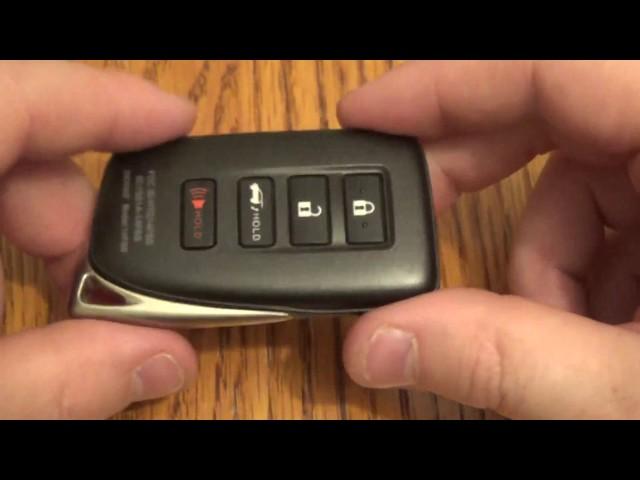 DIY - LEXUS How to change SmartKey Key fob Battery on Lexus RX350 ES350 RX450