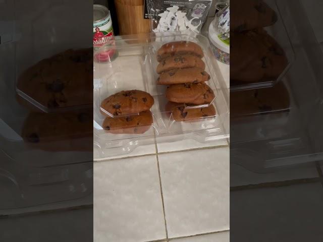 Pumpkin spice chocolate chip cookies Halloween treat, and Thanksgiving treat ￼￼