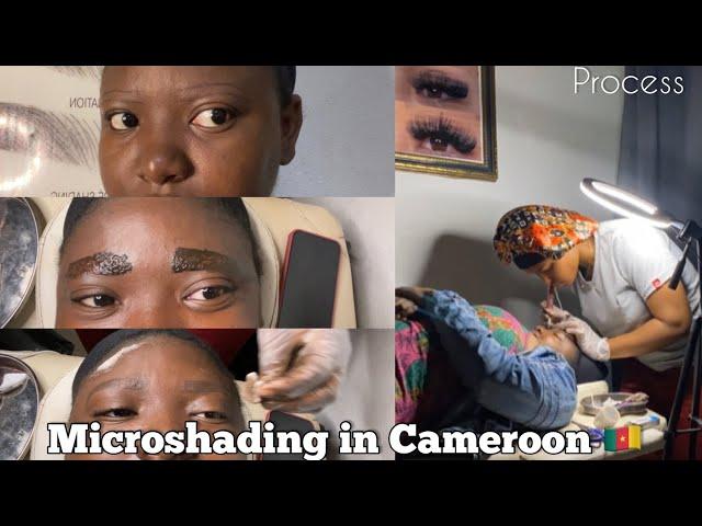 Microshading Eyebrow Transformation Vlog in Buea Cameroon |Lifestyle by Kam