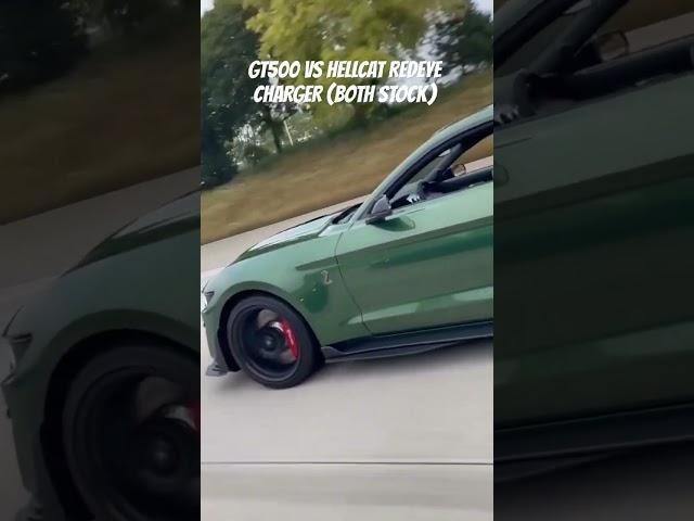 2022 SHELBY GT500 Vs Hellcat Charger Redeye!